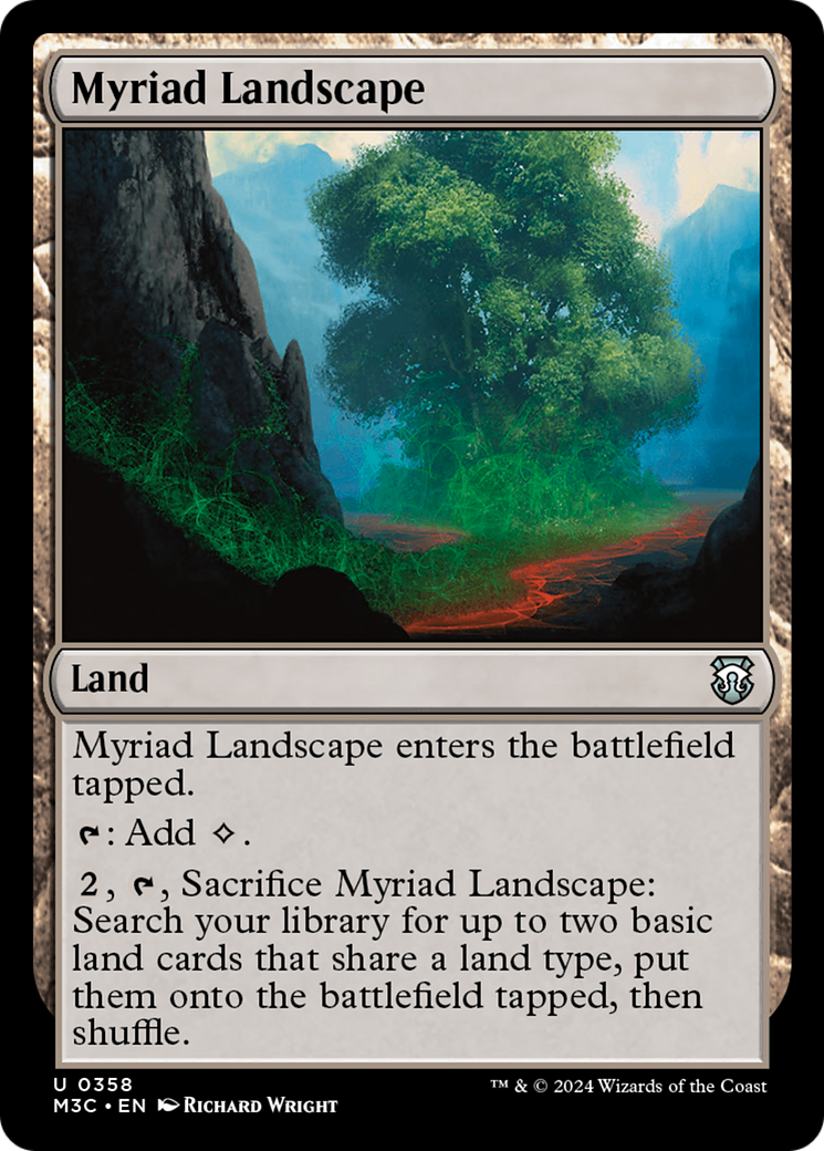 Myriad Landscape (Ripple Foil) [Modern Horizons 3 Commander] | Cracking-Singles