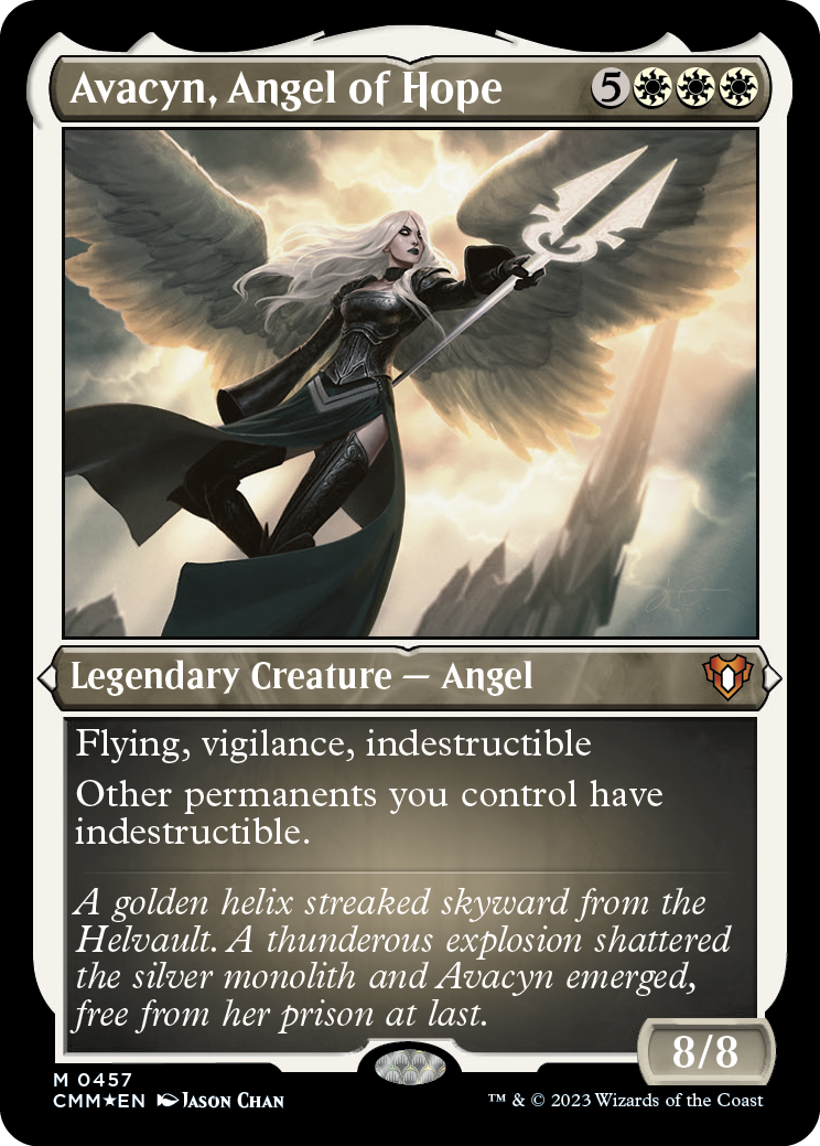 Avacyn, Angel of Hope (Foil Etched) [Commander Masters] | Cracking-Singles