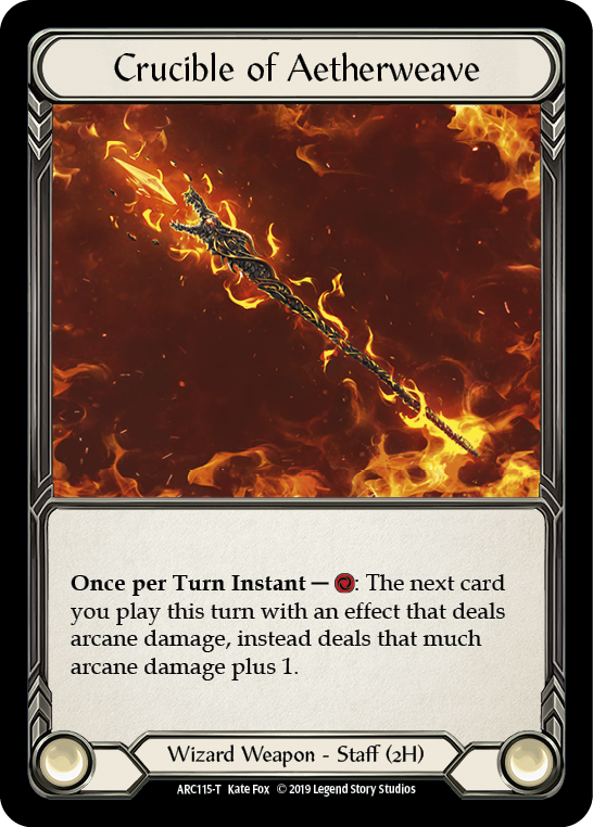 Dash // Crucible of Aetherweave [ARC002-T // ARC115-T] (Arcane Rising)  1st Edition Normal | Cracking-Singles