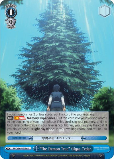 "The Demon Tree" Gigas Cedar (SAO/S65-E096 C) [Sword Art Online -Alicization-] | Cracking-Singles