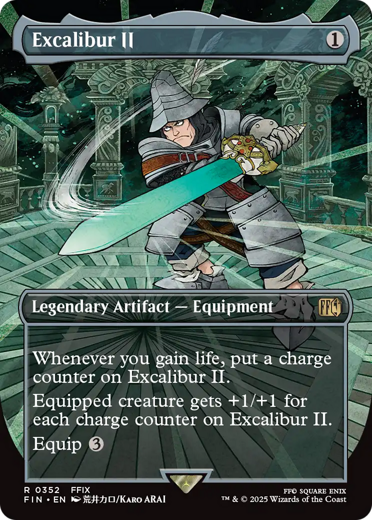 Excalibur II (Borderless) [FINAL FANTASY] | Cracking-Singles