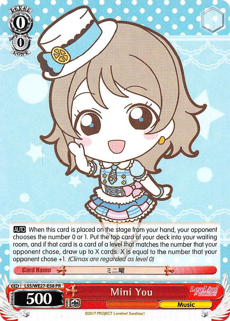 Mini You (LSS/WE27-E58 PR) (Promo) [Love Live! Sunshine!! Extra Booster] | Cracking-Singles
