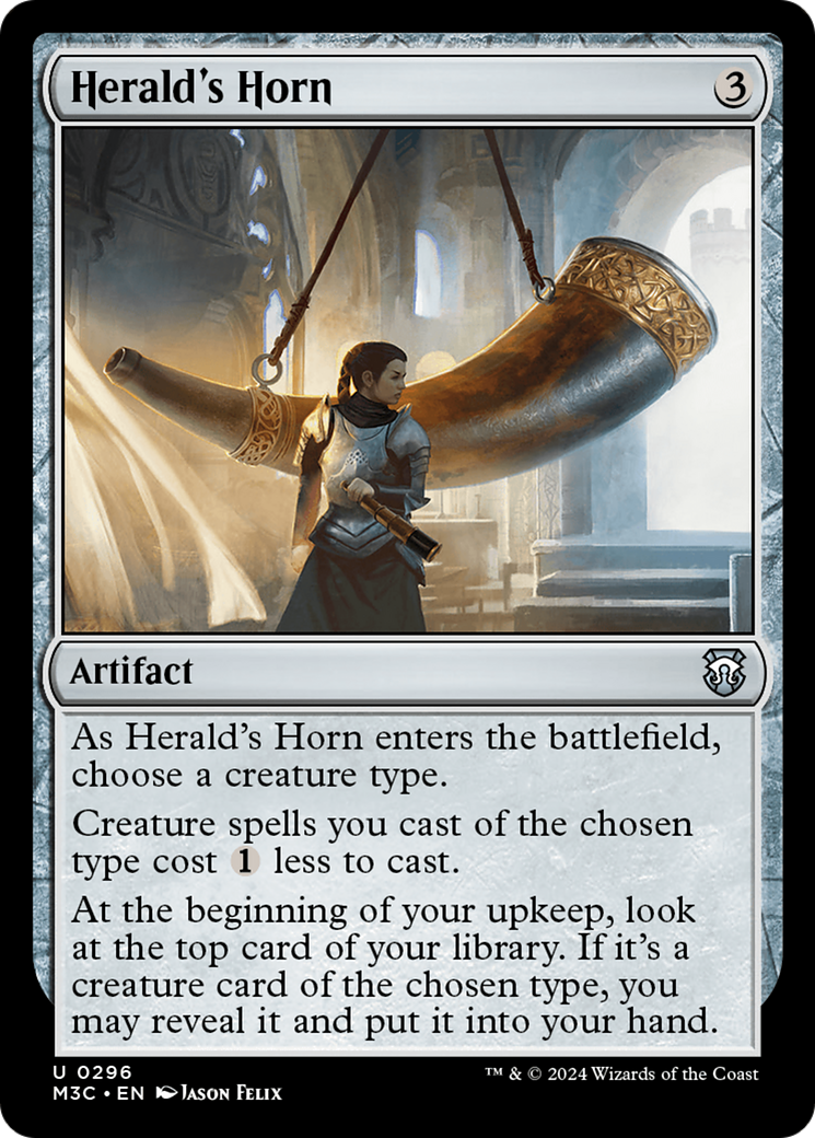 Herald's Horn (Ripple Foil) [Modern Horizons 3 Commander] | Cracking-Singles