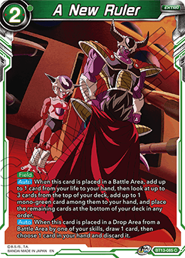 A New Ruler (Common) (BT13-085) [Supreme Rivalry] | Cracking-Singles