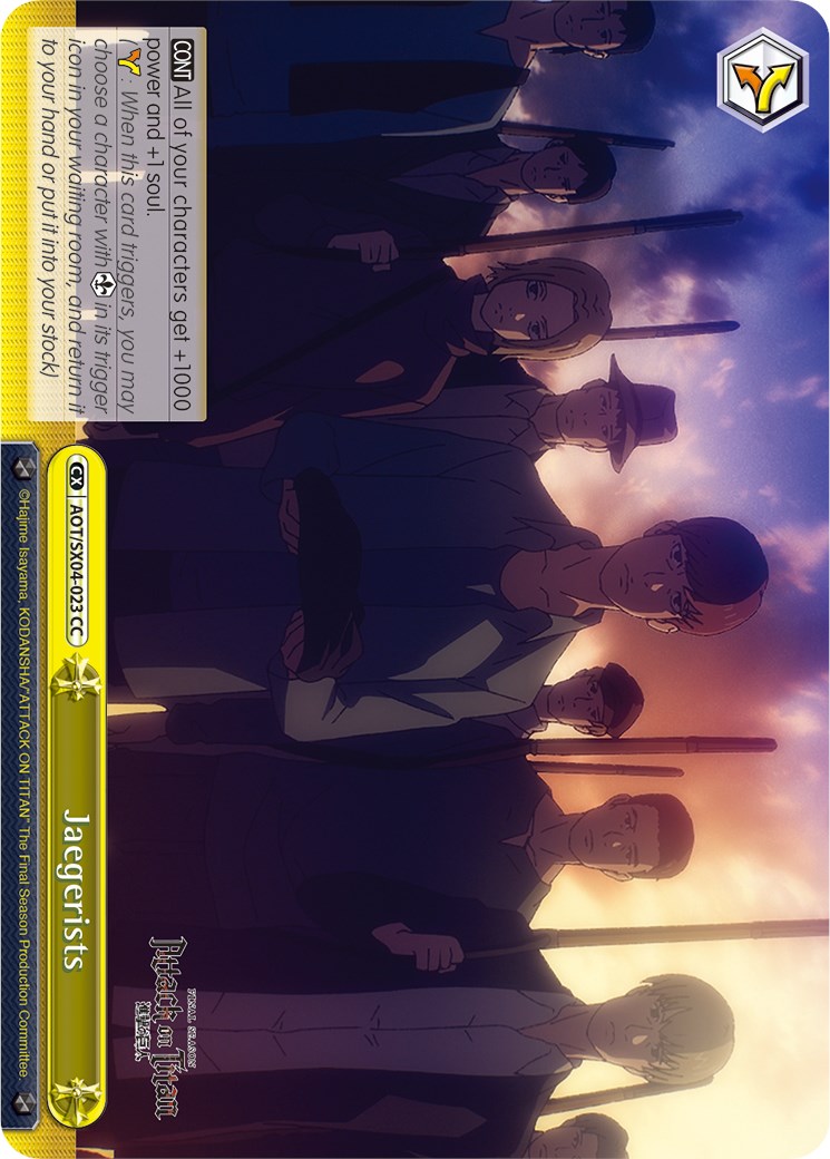 Jaegerists [Attack On Titan: Final Season] | Cracking-Singles