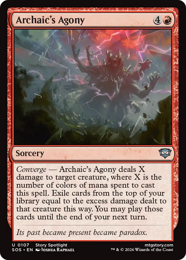 Archaic's Agony [Secrets of Strixhaven] | Cracking-Singles