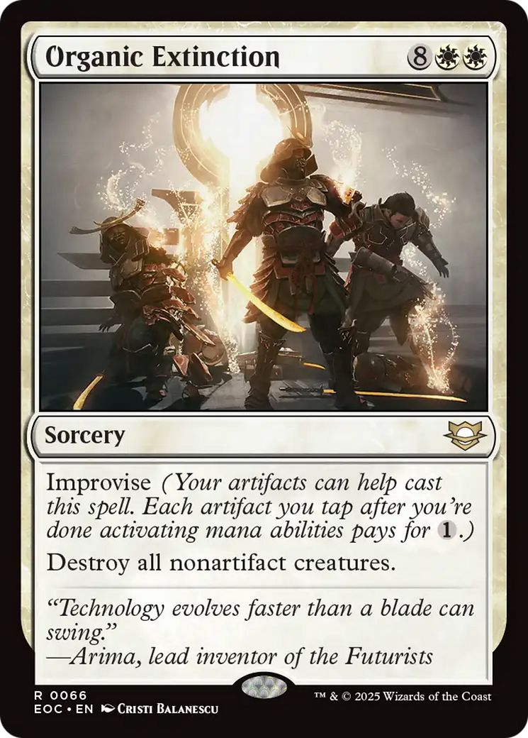 Organic Extinction [Edge of Eternities Commander] | Cracking-Singles