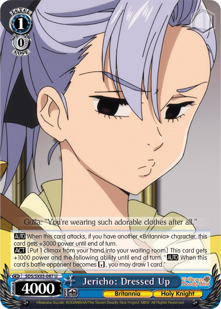 Jericho: Dressed Up (SDS/SX03-087 U) [The Seven Deadly Sins] | Cracking-Singles