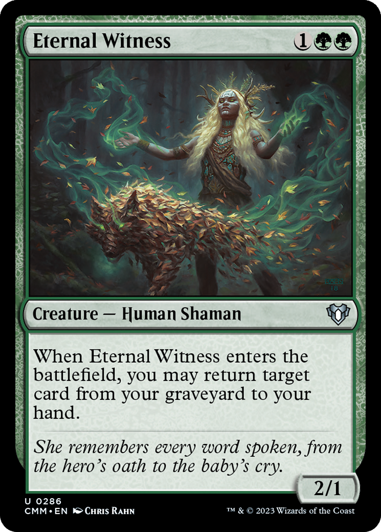 Eternal Witness [Commander Masters] | Cracking-Singles