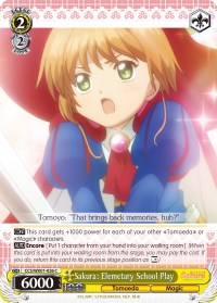 Sakura: Elemetary School Play (CCS/WX01-026 C) [Cardcaptor Sakura: Clear Card] | Cracking-Singles
