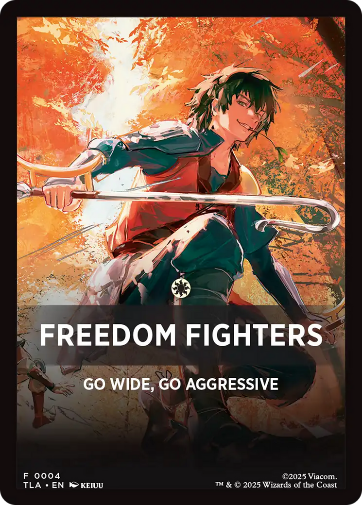 Freedom Fighters Theme Card [Avatar: The Last Airbender Tokens] | Cracking-Singles