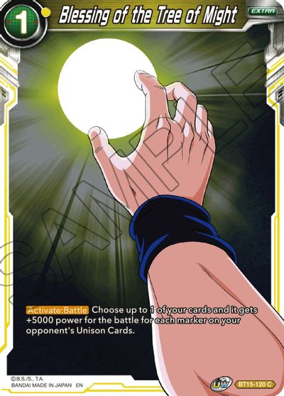 Blessing of the Tree of Might (BT15-120) [Saiyan Showdown] | Cracking-Singles