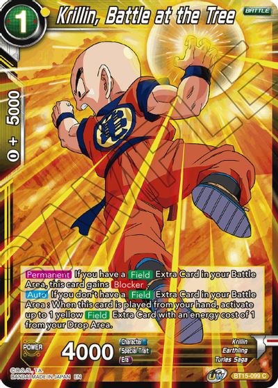 Krillin, Battle at the Tree (BT15-099) [Saiyan Showdown] | Cracking-Singles