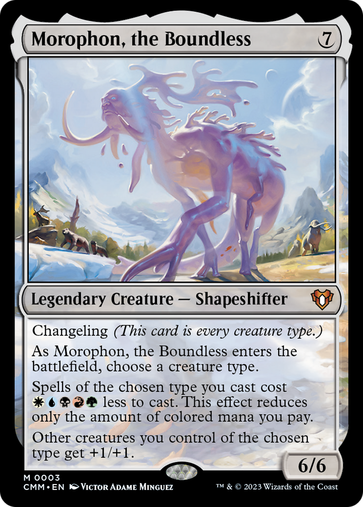 Morophon, the Boundless [Commander Masters] | Cracking-Singles