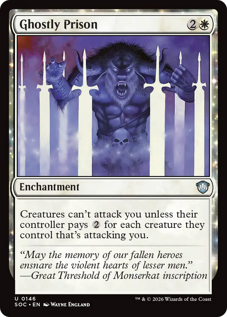 Ghostly Prison [Secrets of Strixhaven Commander] | Cracking-Singles