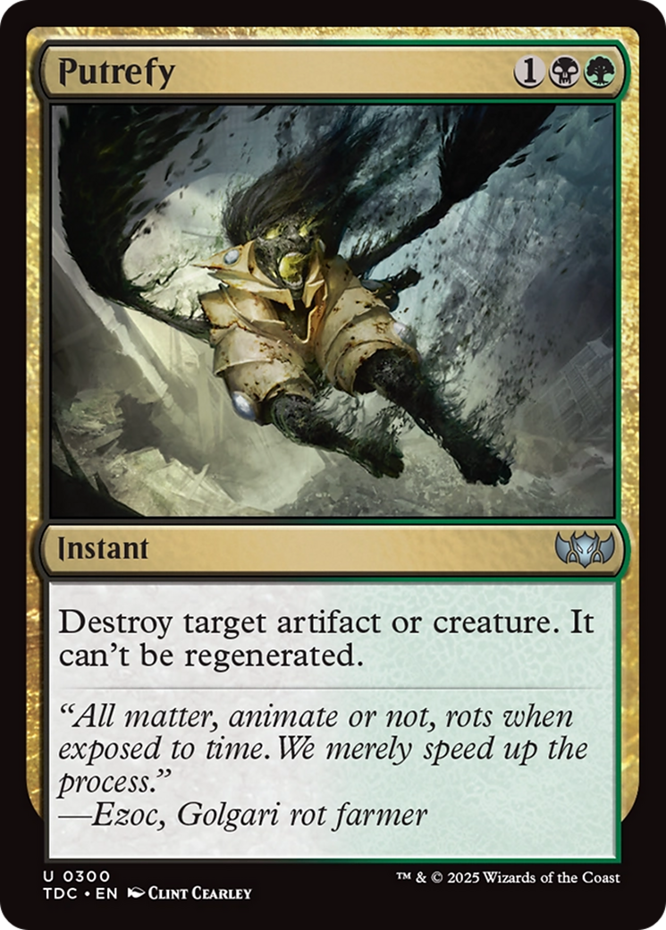 Putrefy [Tarkir: Dragonstorm Commander] | Cracking-Singles
