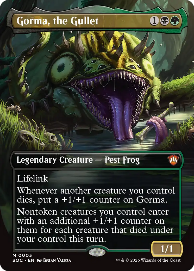 Gorma, the Gullet (Borderless) [Secrets of Strixhaven Commander] | Cracking-Singles