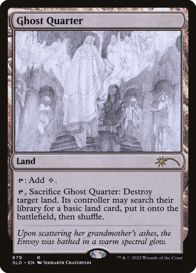 Ghost Quarter (Sketch) [Secret Lair Drop Promos] | Cracking-Singles