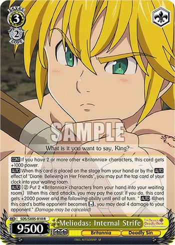 Meliodas: Internal Strife (Foil) [The Seven Deadly Sins: Revival of The Commandments] | Cracking-Singles