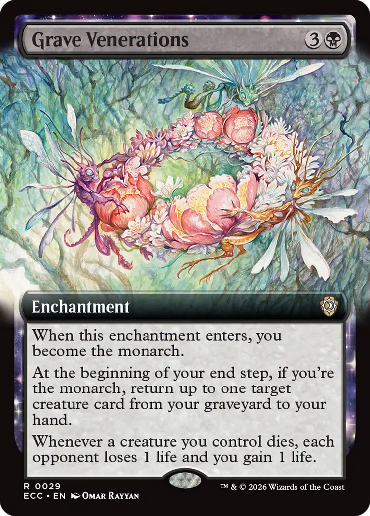Grave Venerations (Extended Art) [Lorwyn Eclipsed Commander] | Cracking-Singles