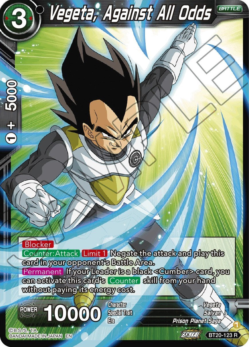 Vegeta, Against All Odds (BT20-123) [Power Absorbed] | Cracking-Singles