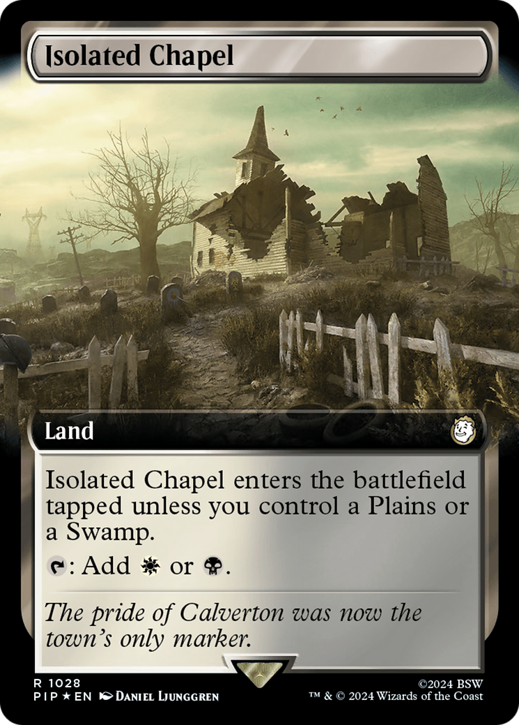 Isolated Chapel (Extended Art) (Surge Foil) [Fallout] | Cracking-Singles