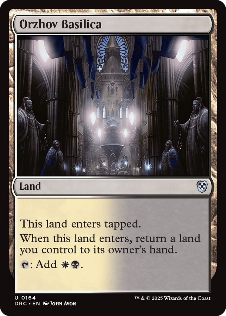 Orzhov Basilica [Aetherdrift Commander] | Cracking-Singles