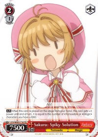 Sakura: Spiky Solution (CCS/WX01-T14 TD) [Cardcaptor Sakura: Clear Card] | Cracking-Singles