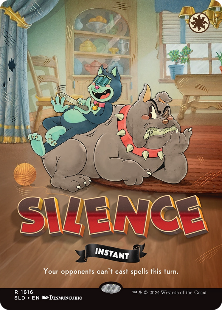 Silence (1816) (Rainbow Foil) [Secret Lair Drop Series] | Cracking-Singles