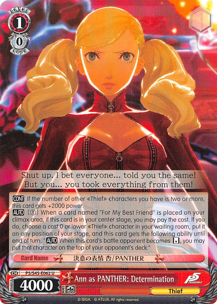 Ann as PANTHER: Determination (P5/S45-E062 U) [Persona 5] | Cracking-Singles