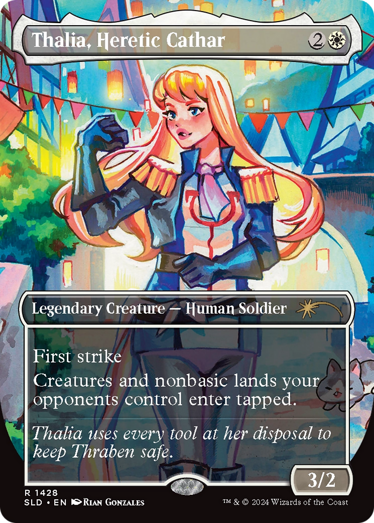 Thalia, Heretic Cathar (Rainbow Foil) [Secret Lair Drop Series] | Cracking-Singles