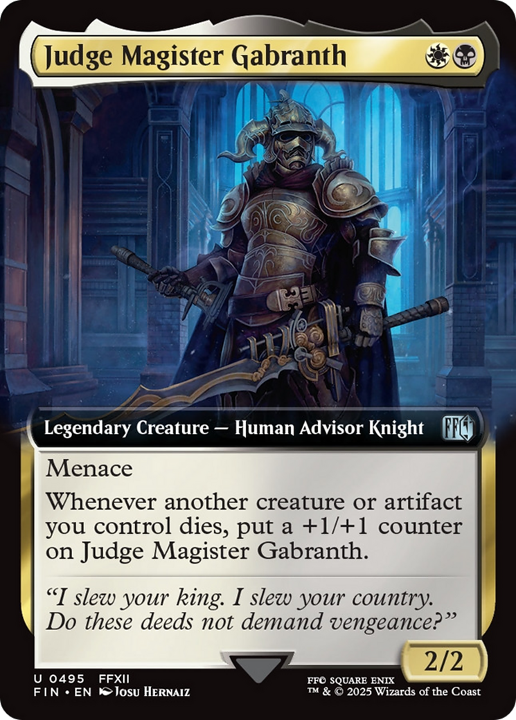 Judge Magister Gabranth (Extended Art) [FINAL FANTASY] | Cracking-Singles
