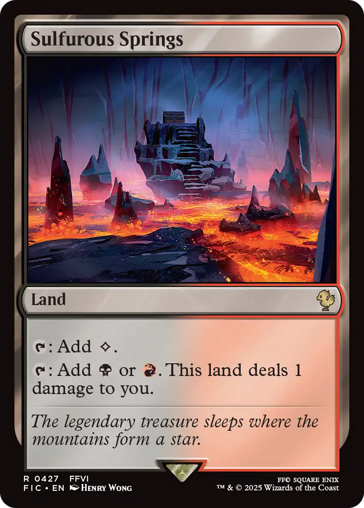 Sulfurous Springs [FINAL FANTASY Commander] | Cracking-Singles