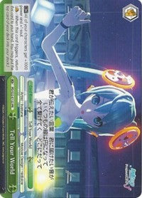 Tell Your World (PD/S22-E122 PR) (Promo) [Hatsune Miku -Project DIVA- f] | Cracking-Singles