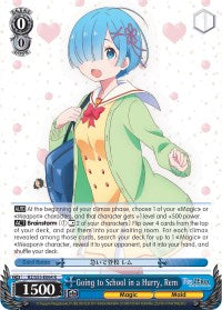 Going to School in a Hurry, Rem (RZ/S55-E064 R) [Re:ZERO Vol.2] | Cracking-Singles