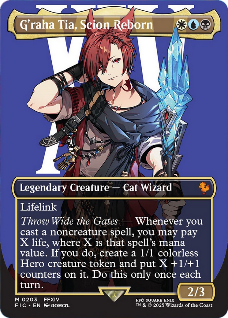 G'raha Tia, Scion Reborn (Borderless) [FINAL FANTASY Commander] | Cracking-Singles
