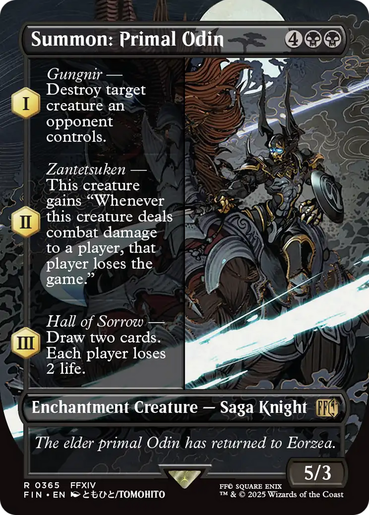 Summon: Primal Odin (Borderless) [FINAL FANTASY] | Cracking-Singles