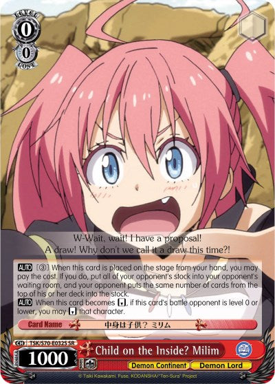 Child on the Inside? Milim (TSK/S70-E032S SR) [That Time I Got Reincarnated as a Slime] | Cracking-Singles
