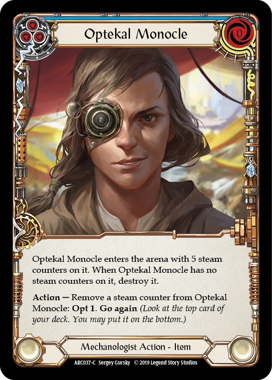 Optekal Monocle [ARC037-C] (Arcane Rising)  1st Edition Normal | Cracking-Singles
