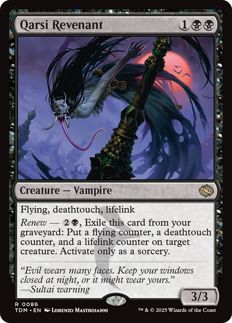 Qarsi Revenant [Tarkir: Dragonstorm] | Cracking-Singles