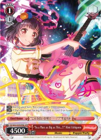 "In a Place as Big as This...?!" Rimi Ushigome (BD/W63-E059SPMb SPM) [BanG Dream! Girls Band Party! Vol.2] | Cracking-Singles