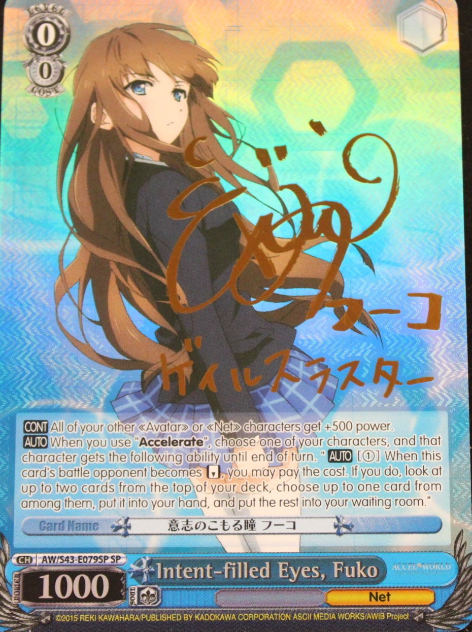 Intent-filled Eyes, Fuko (AW/S43-E079SP SP) [Accel World -Infinite Burst-] | Cracking-Singles