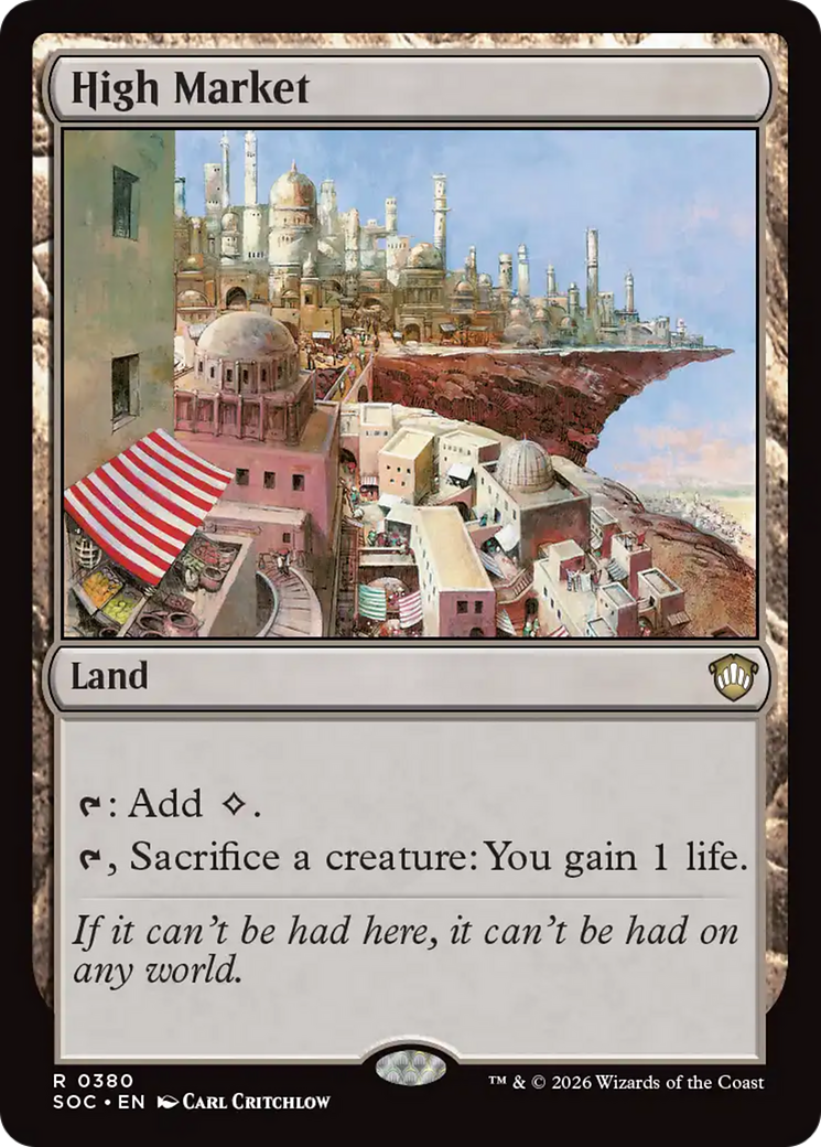 High Market [Secrets of Strixhaven Commander] | Cracking-Singles