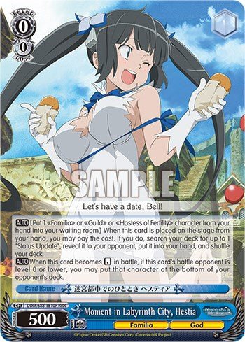 Moment in Labyrinth City, Hestia (DDM/S88-TE10R RRR) [Is it Wrong to Try to Pick Up Girls in a Dungeon?] | Cracking-Singles