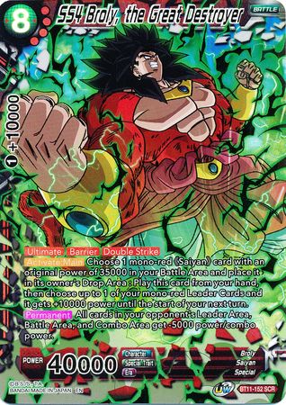 SS4 Broly, the Great Destroyer (BT11-152) [Vermilion Bloodline 2nd Edition] | Cracking-Singles