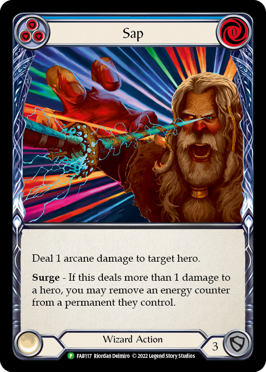 Sap (Blue) [FAB117] (Promo)  Rainbow Foil | Cracking-Singles