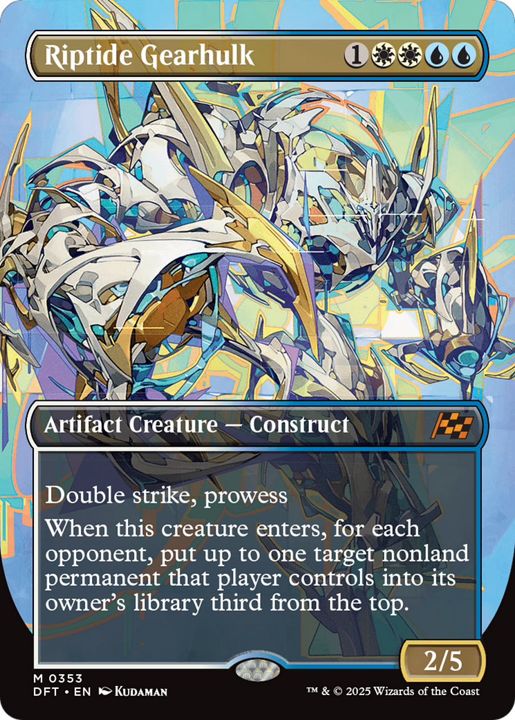 Riptide Gearhulk (Borderless) [Aetherdrift] | Cracking-Singles