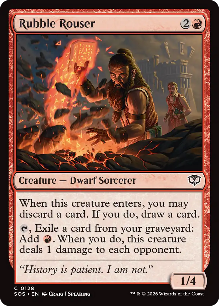 Rubble Rouser [Secrets of Strixhaven] | Cracking-Singles