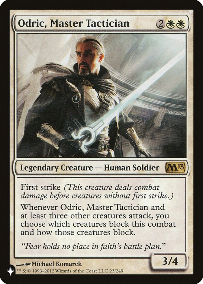 Odric, Master Tactician [The List] | Cracking-Singles