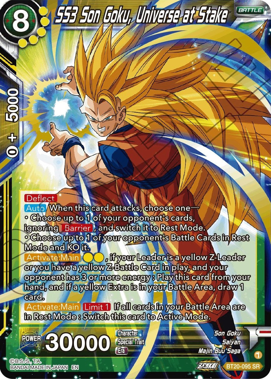 SS3 Son Goku, Universe at Stake (BT20-095) [Power Absorbed] | Cracking-Singles